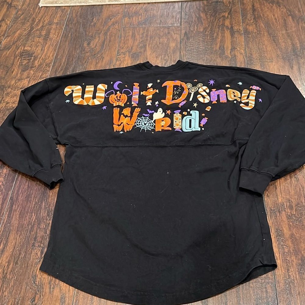 Disney Parks‎ Walt Disney World Halloween Spirit Jersey Black Candy Spooky Sz XS